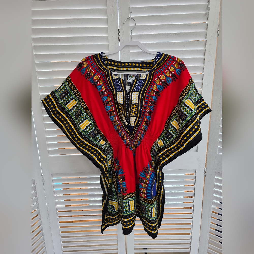 Red Dashiki, Kaftan NF Free Style